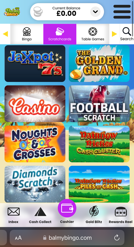 scratchcards lobby image