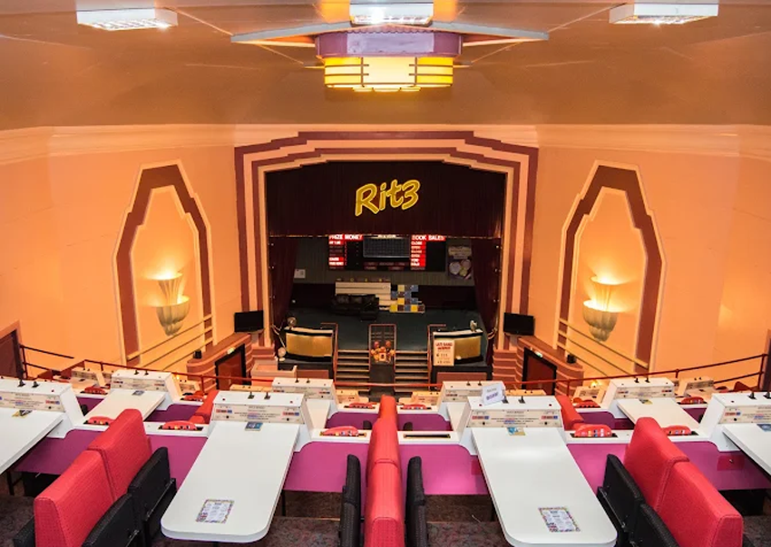 tiered bingo seating