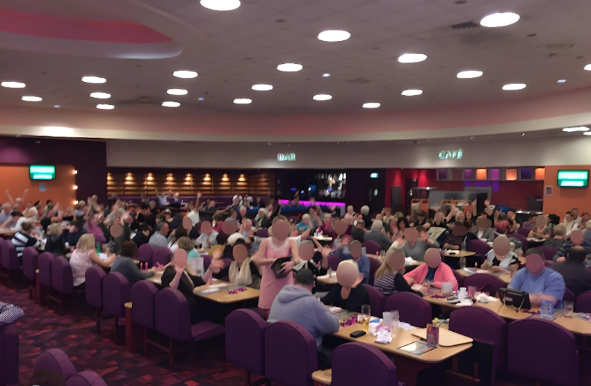 bingo hall interior